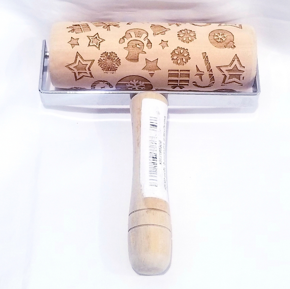 Christmas Baking Rolling Pin - Picture 8 of 8